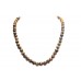 Necklace Strand String Womens Beaded Women Jewelry Tiger's Eye Stone Beads B117